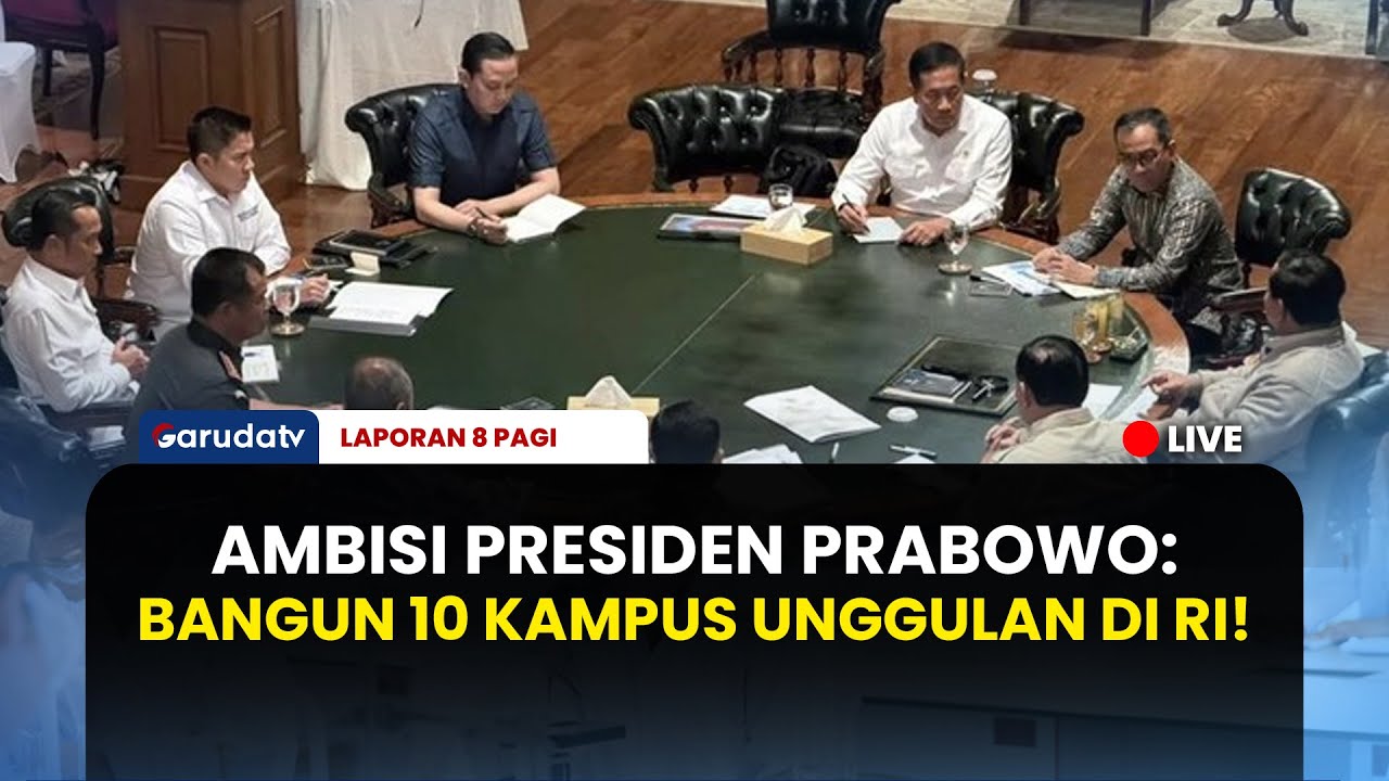 Presiden Prabowo Kumpulkan Menteri di Hambalang, Bangun 10 Kampus STEM Gandeng Inggriss