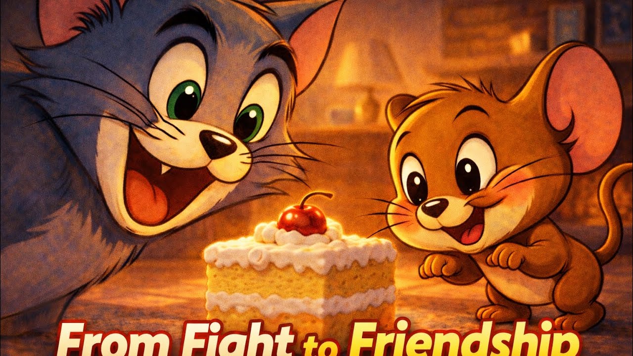 From Fight to Friendship | Emotional Toom & Jerry Cartoon Story 🐱🐭🍰