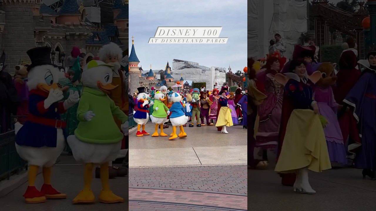 100 Characters (part 1) Disney 100 at Disneyland Paris