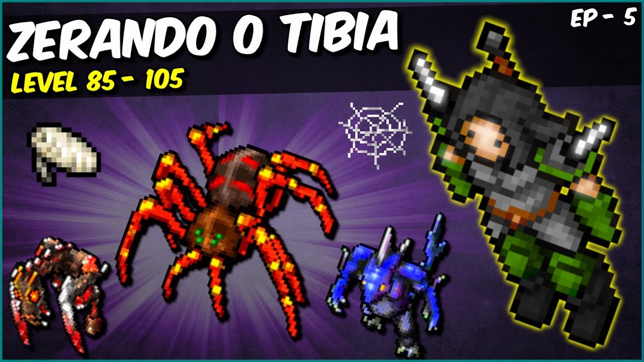 EP 5 - ZERANDO TIBIA com EK - SET NOVO, Arena Svargrond, level 100, tasks infinitas (voce escolhe)