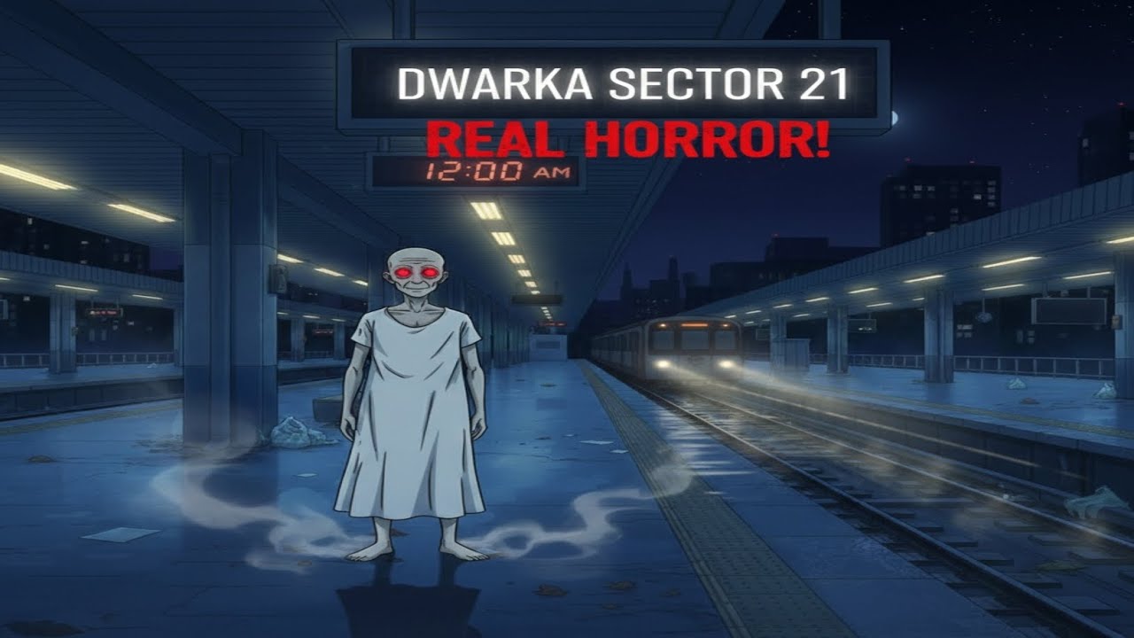 Delhi Metro Horror Story 😱| Dwarka Sector 21 Ghost Incident – TRUE STORY