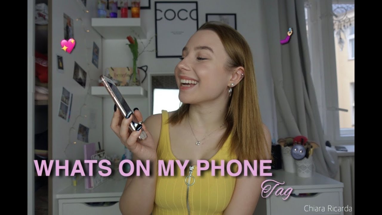 Whats on my phone tag 💓🤳🏼// Chiara Ricarda