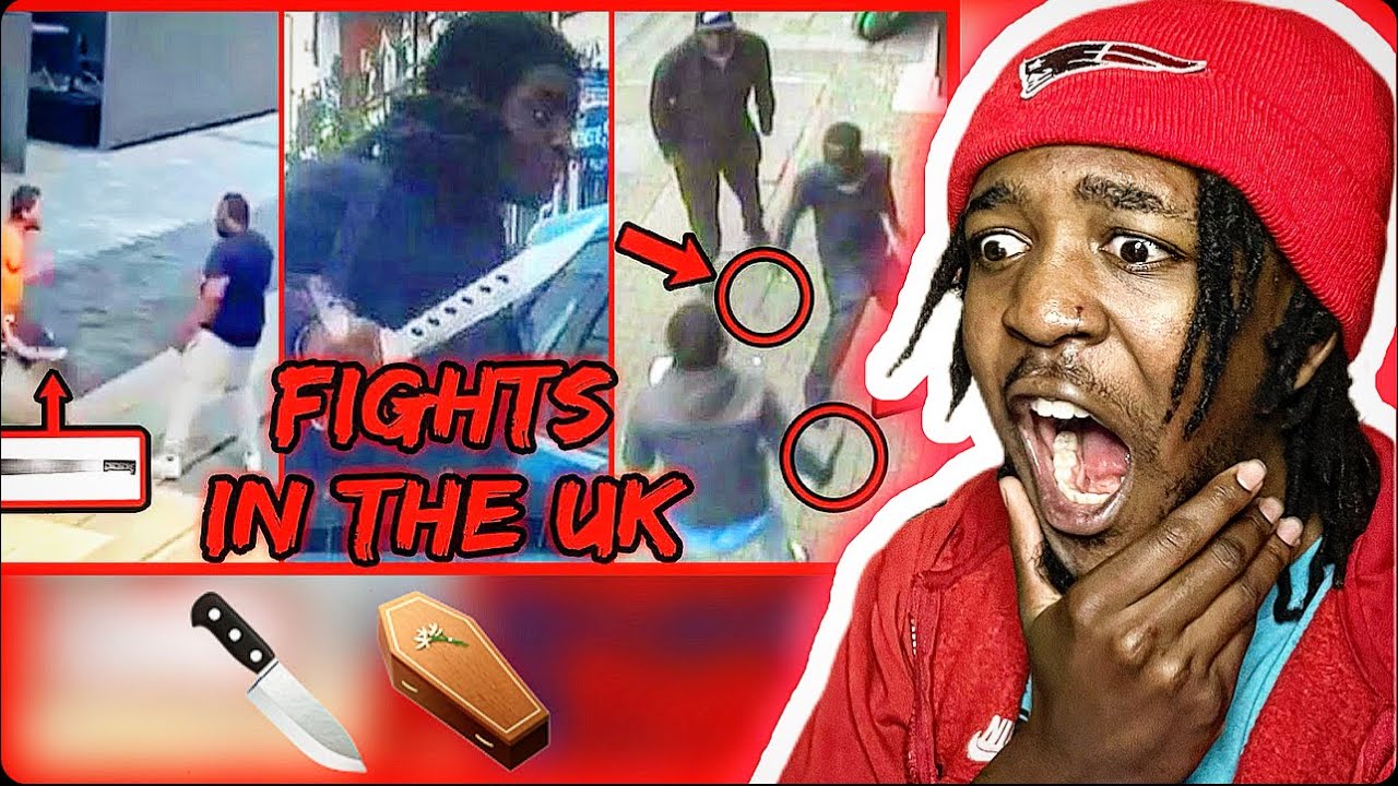AMERICAN REACTS TO UK DRILL RAPPERS IN KNIFE FIGHTS