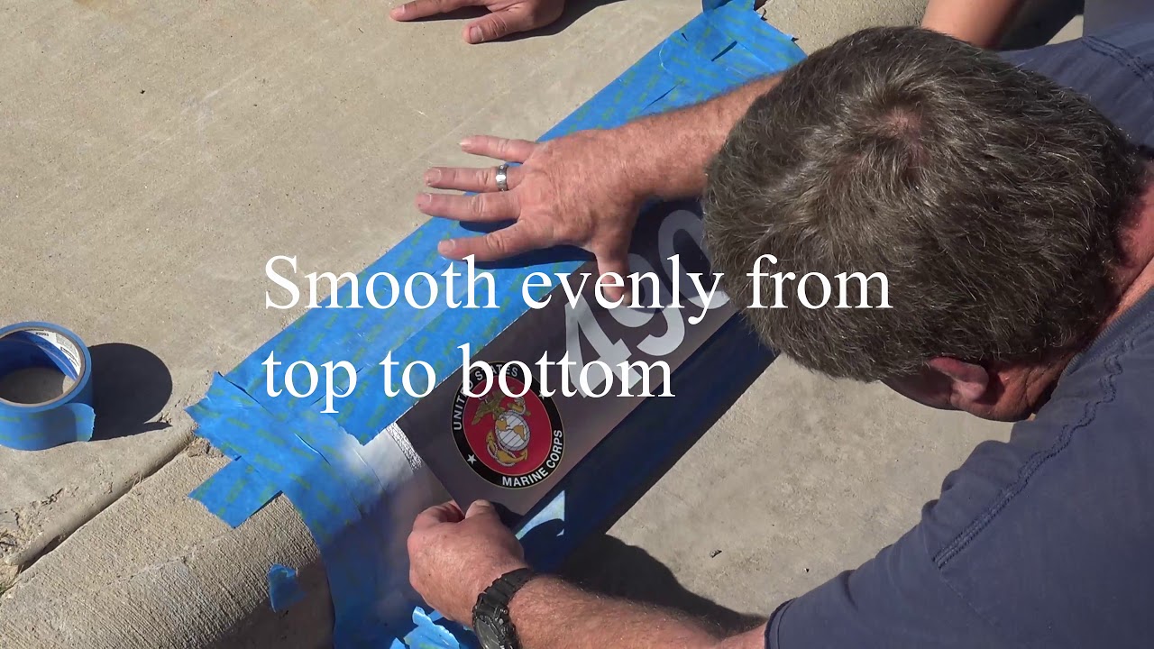 reflective curbside  numbers