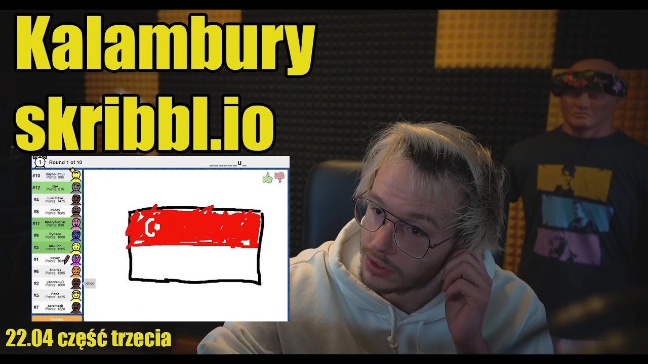 XAYOO | KALAMBURY Z CAŁĄ EKIPĄ - scribble.io | nie wiedziałem co wycinać | 22.04 część trzecia