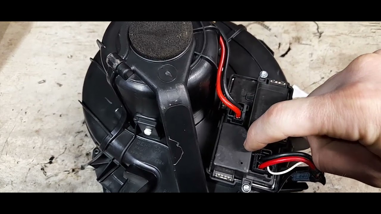 BMW 5 Series heater blower motor diagnostics tips