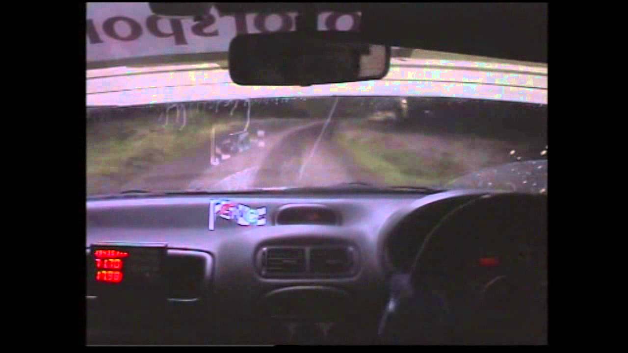 David Harrison/Glyn Thomas - WRC Wales Rally GB 2008 SS19 Port Talbot (final 4 mins)