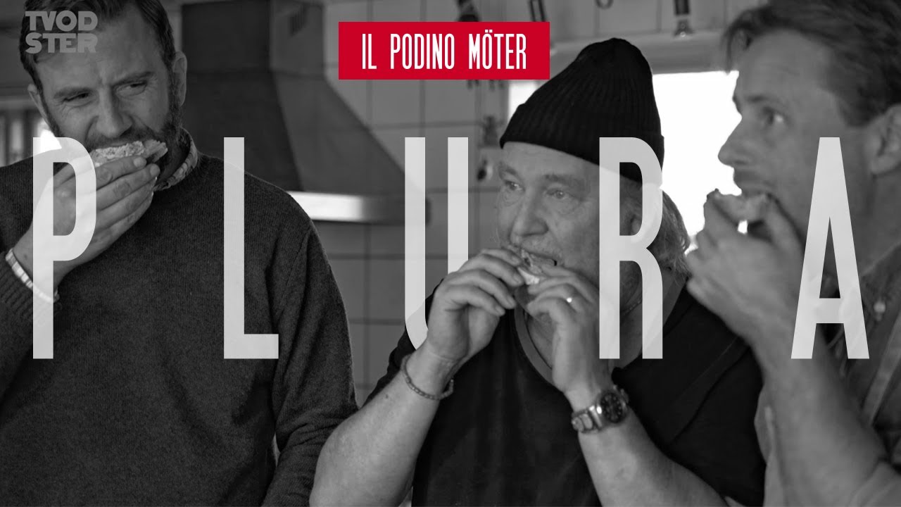 Plura frossar i vittryffel med Il Podino