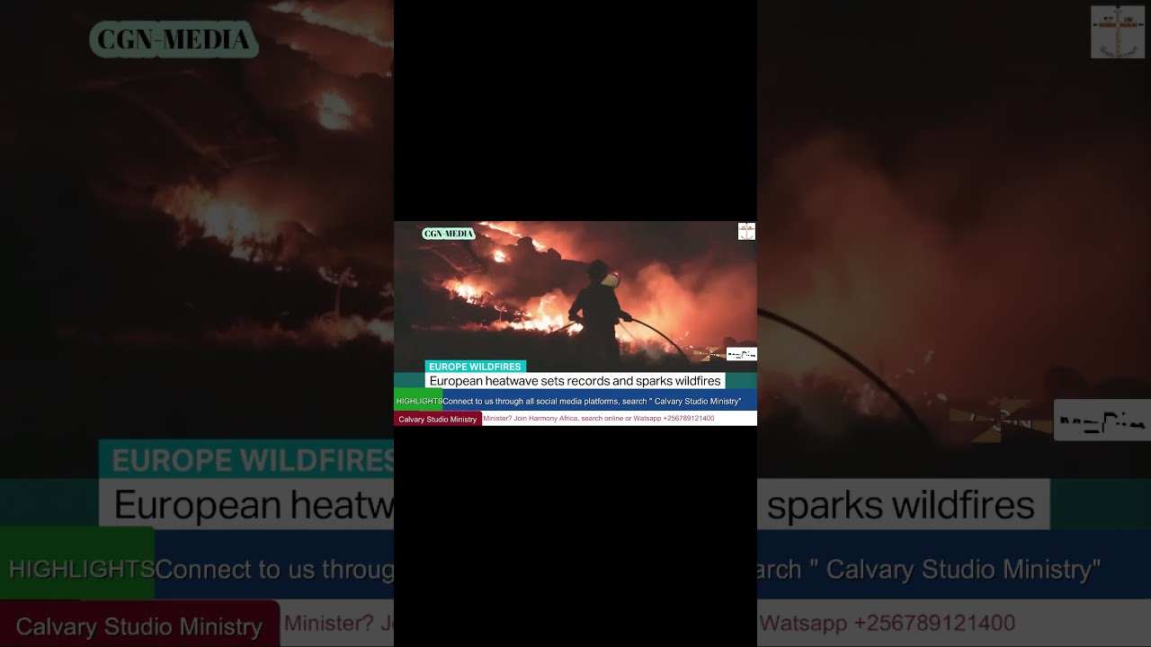 European heatwaves set records and spark wildfires