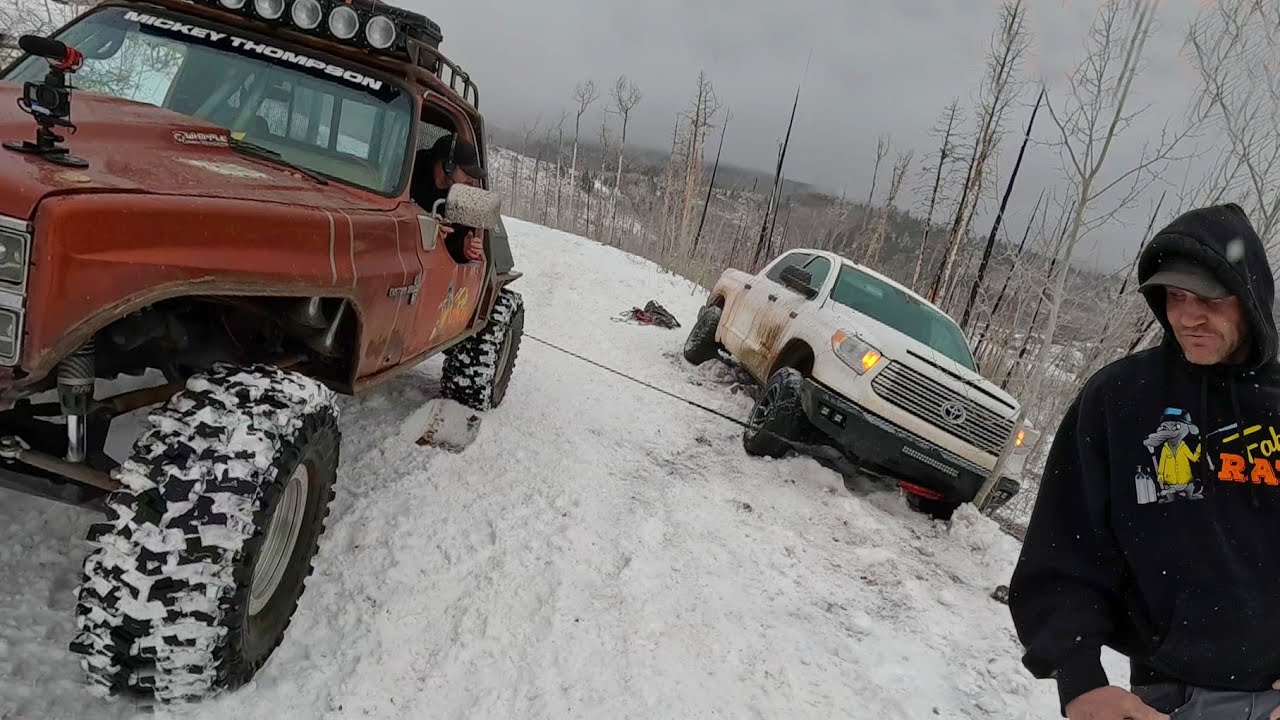 Toyota Gets Stuck In A Snow Storm!