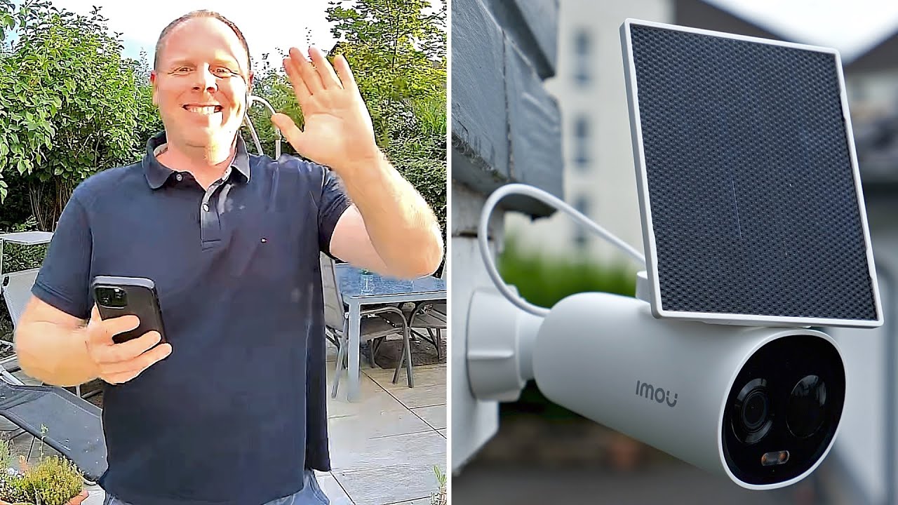 IMOU Cell 3C - Kabellose Überwachungskamera mit SOLAR & AKKU im TEST + App Tutorial // DEUTSCH