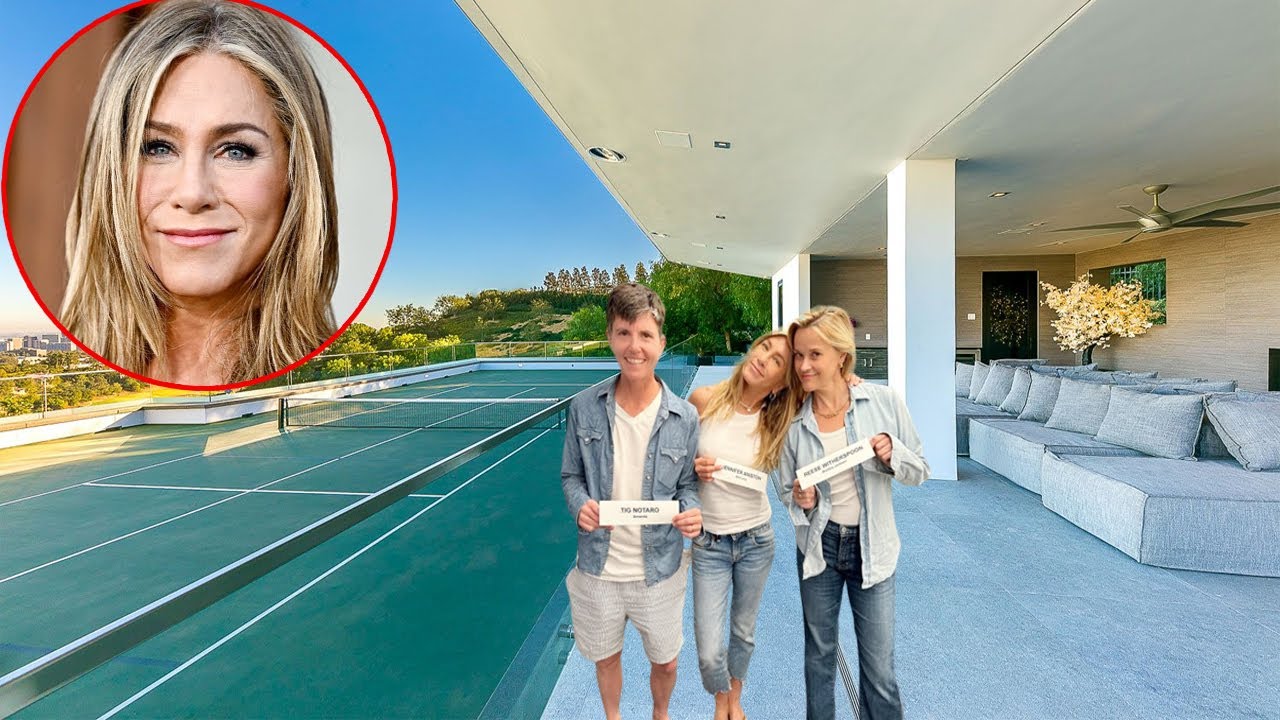 Exploring Jennifer Aniston's Mansion | Net Worth, Fortune, Car Collection...(Exclusive)