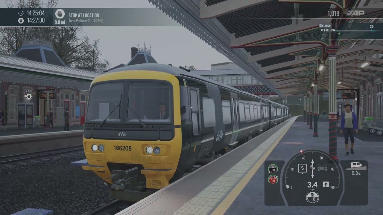 Train Sim World 6: Riviera Line ~ Great Western Railway 166208 on 2F22 Paignton to Exmouth.