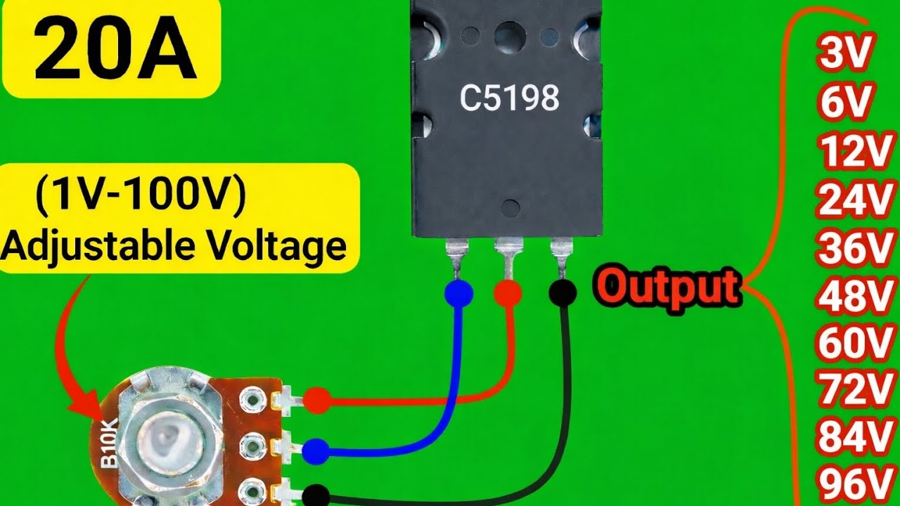 Top 2 Electronics Projects | |Voltage regulator Using C5198 | Automatic Control Speed 