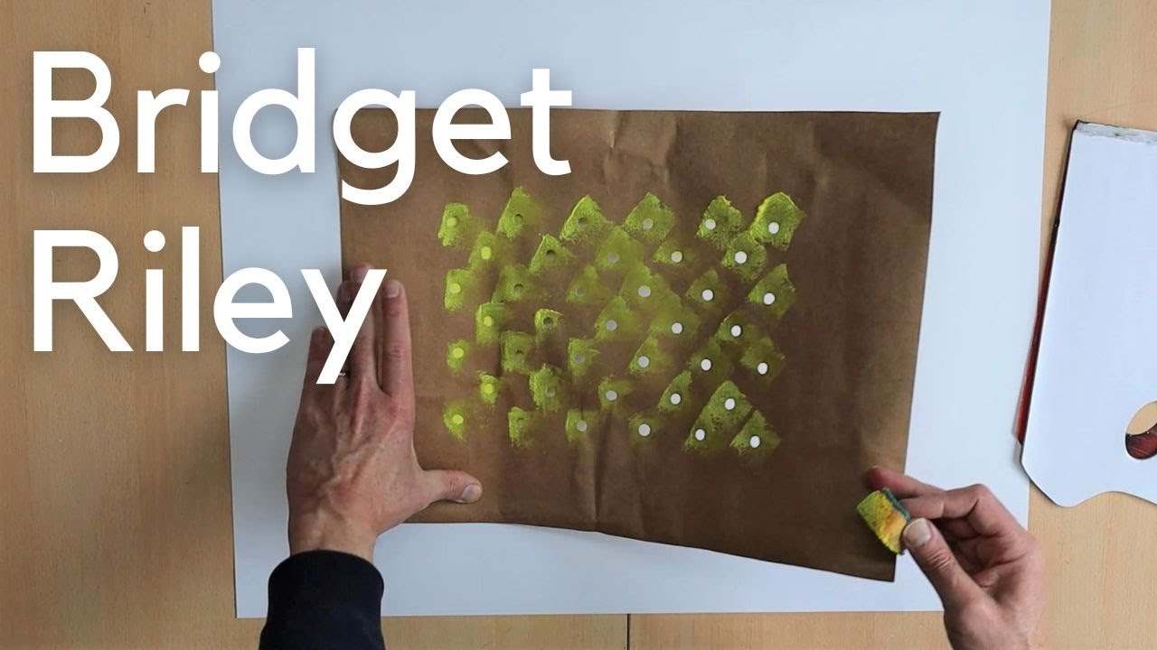 Bridget Riley-style painting – Fun to try