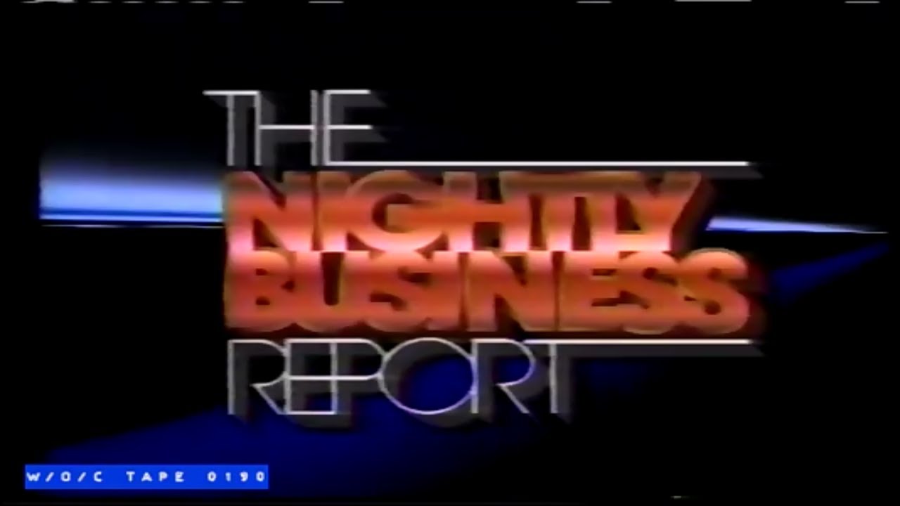 The Nightly Business Reports - Dec. 9th 1986
