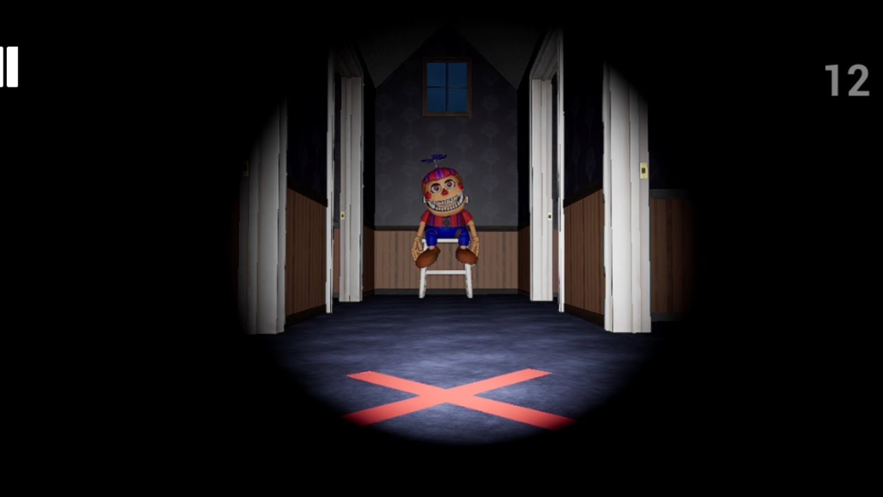 The scariest moment you can experience in the game Five nights at Freddy's 4