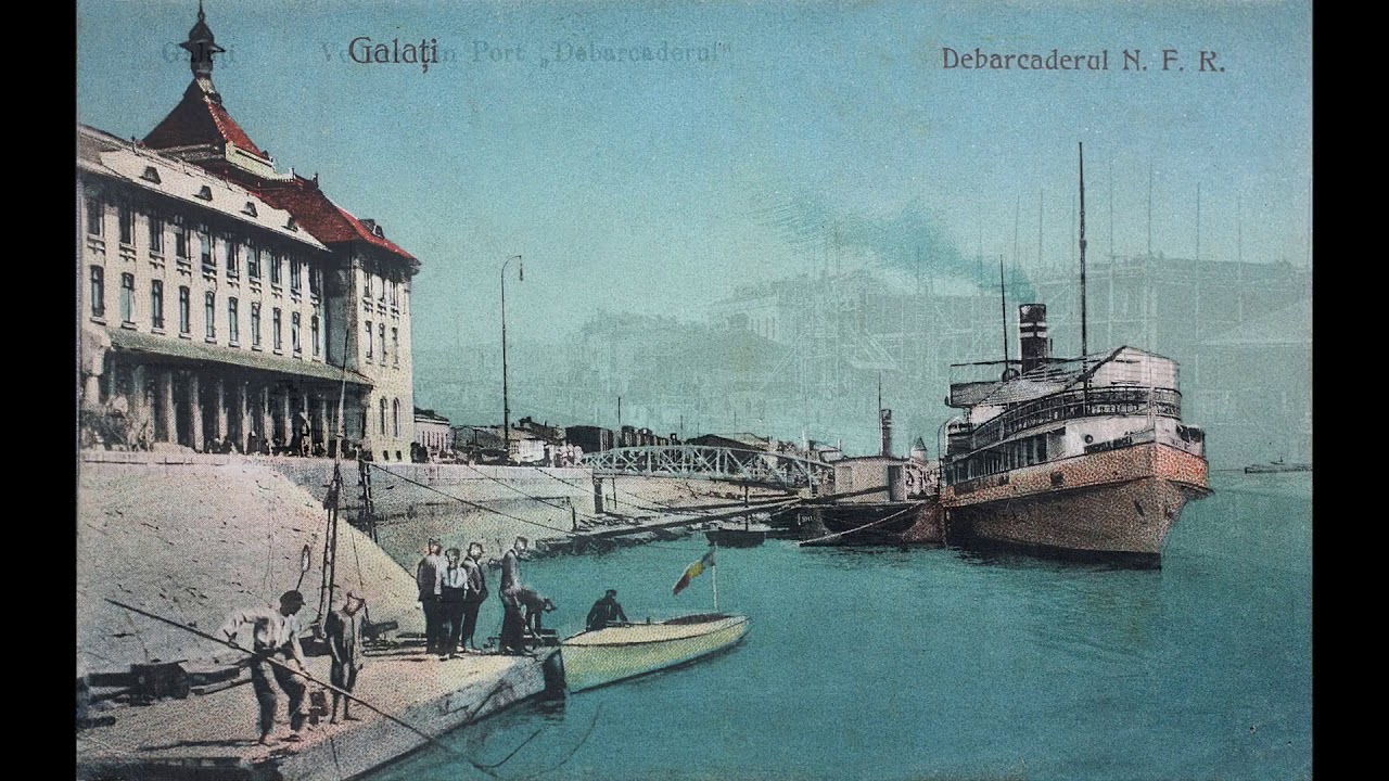  Galați - Portul pe vremea Dunării albastre