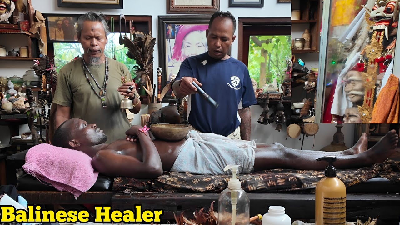 Most Powerful Spiritual Cleansing & Bizarre Massage in Bali, Indonesia 🇮🇩