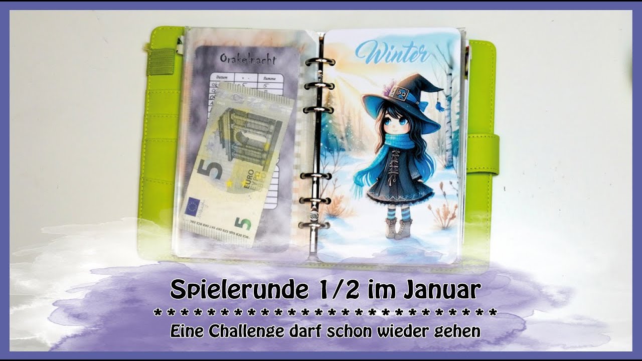 💜🖤 Spielerunde 1/2 im Januar | Eine Challenge darf schon wieder gehen | So macht sparen spaß 🖤💜
