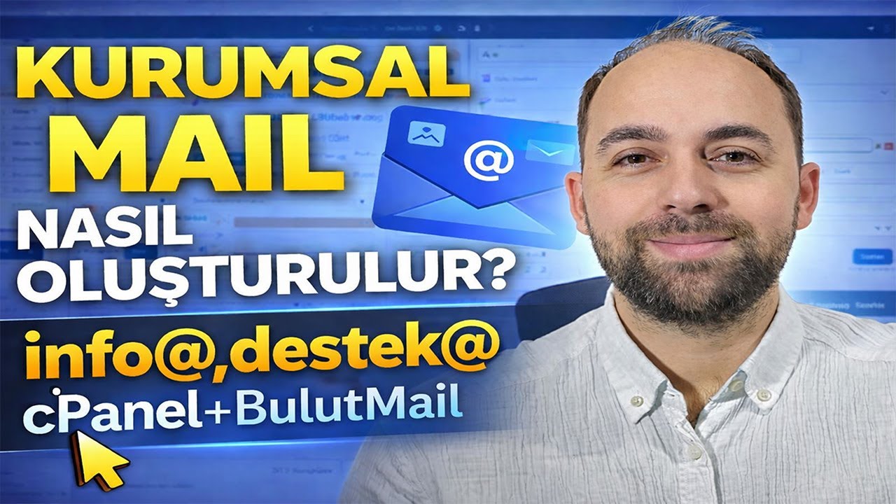 Kurumsal Mail Nasıl Oluşturulur info@ – destek@  cPanel + Blutmail