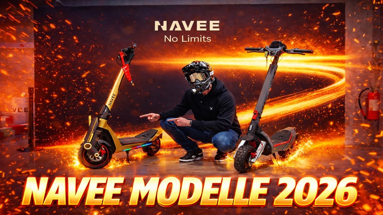 Navee E-Scooter 2026 - das ist HEFTIG!