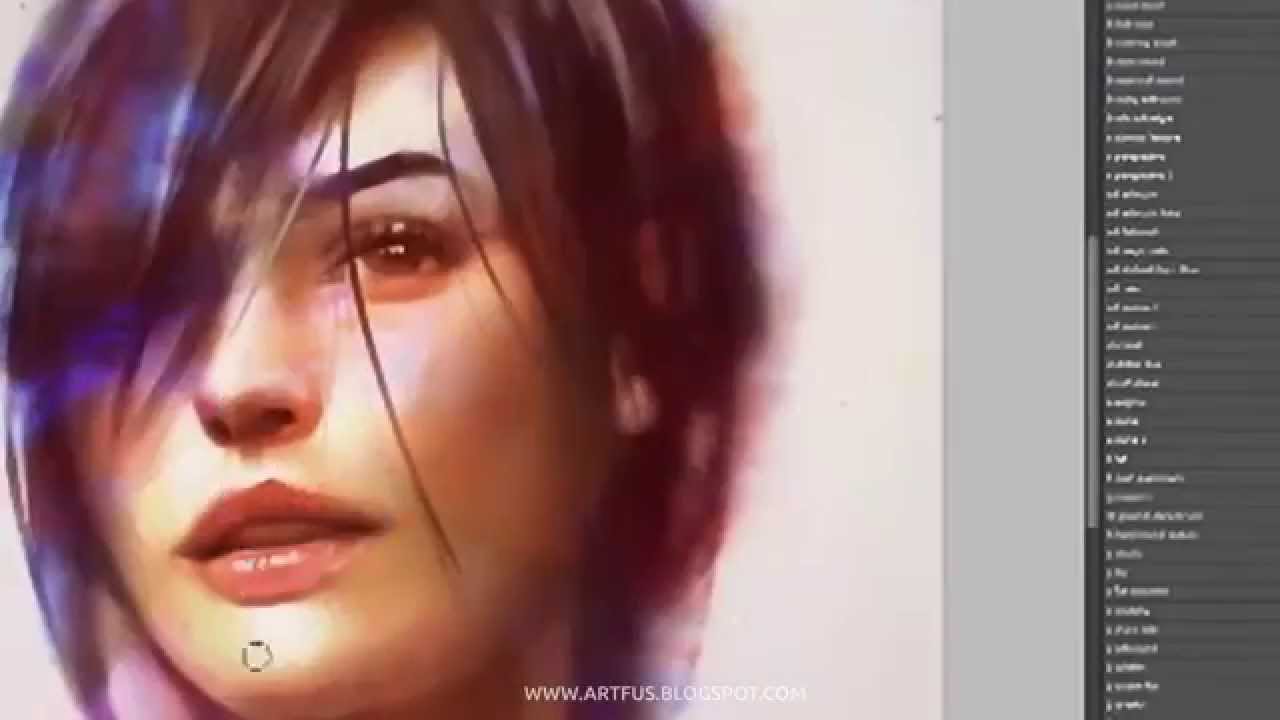 Digital Portrait Painting by Wojtek Fus
