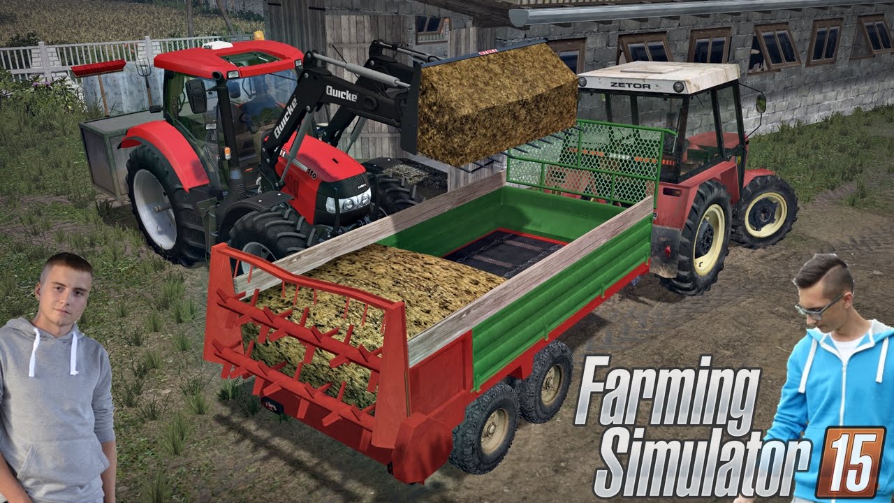 Wywożenie obornika na Typowa Polska Wieś v3 ☆ FS15 MP #31 ㋡ Bronczek & MafiaSolec