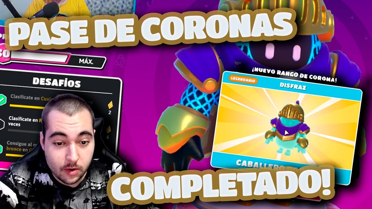 SOY el SEGUNDO ESPAÑOL en COMPLETAR el CROWN RANK (Lvl 50) 🏆 | Fall Guys