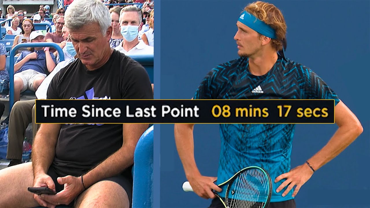 When Phone Drama Started ● Zverev vs Tsitsipas Cincinnati Semi Finals 2021 Highlights 2160p 4K