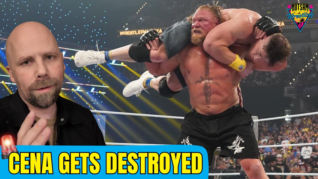 Брок Леснар полностью разгромил Джона Сину на Wrestlepalooza | Подкаст Notsam Wrestling EMERGENCY