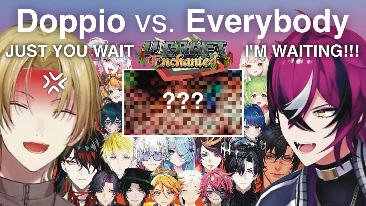 (all pov) Doppio vs. Everybody🤯 when nijisanji en's biggest scammer got bullied #VCraftEnchanted