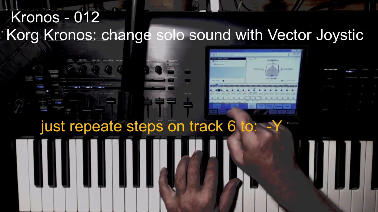 Korg Kronos (a) Tutorial 012 - Change Solo Sound with VectorJoystick