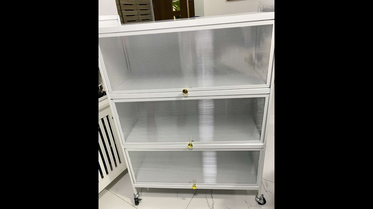 Shopee Haul - Four Layers Kitchen Rack, Dustproof Storage Cabinet
