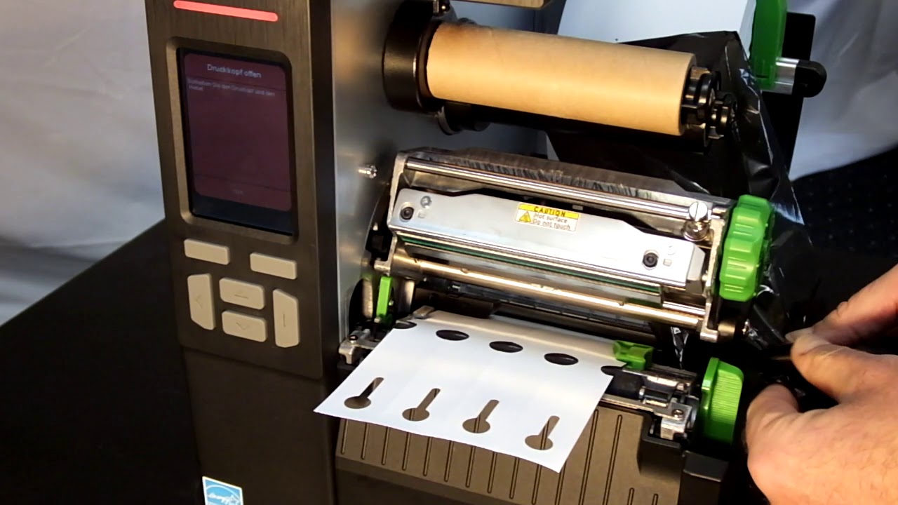 Instructions: Printing loop labels with the thermal transfer printer TSC MB240T