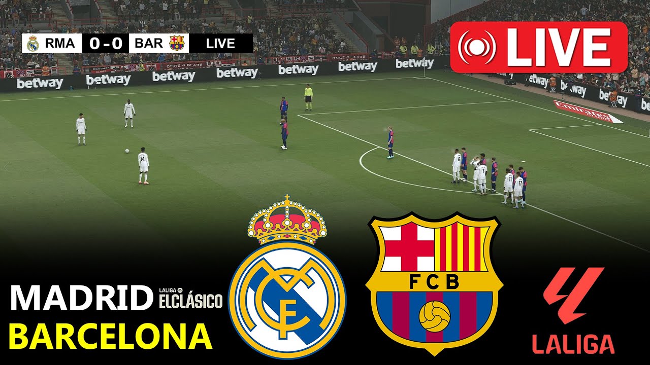 Real Madrid vs Barcelona | EL CL&Aacute;SICO | La Liga 2025/26 | PES 21 Simulation Video Gameplay
