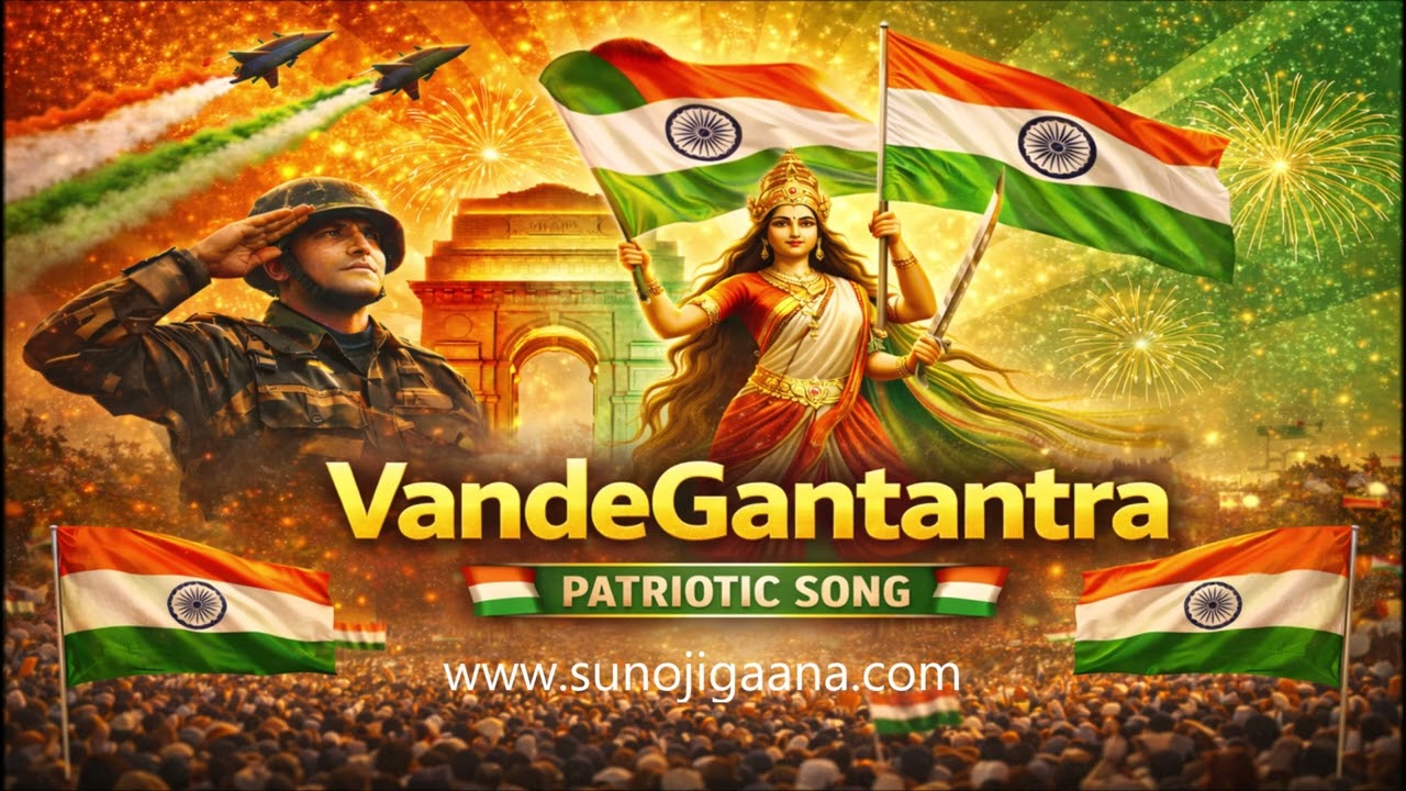 INDIAN REPUBLIC DAY / VANDE GANTANTRA / वंदे मातरम् / PATRIOTIC SONG / जय जय भारत /JAI HIND जय हिंद!