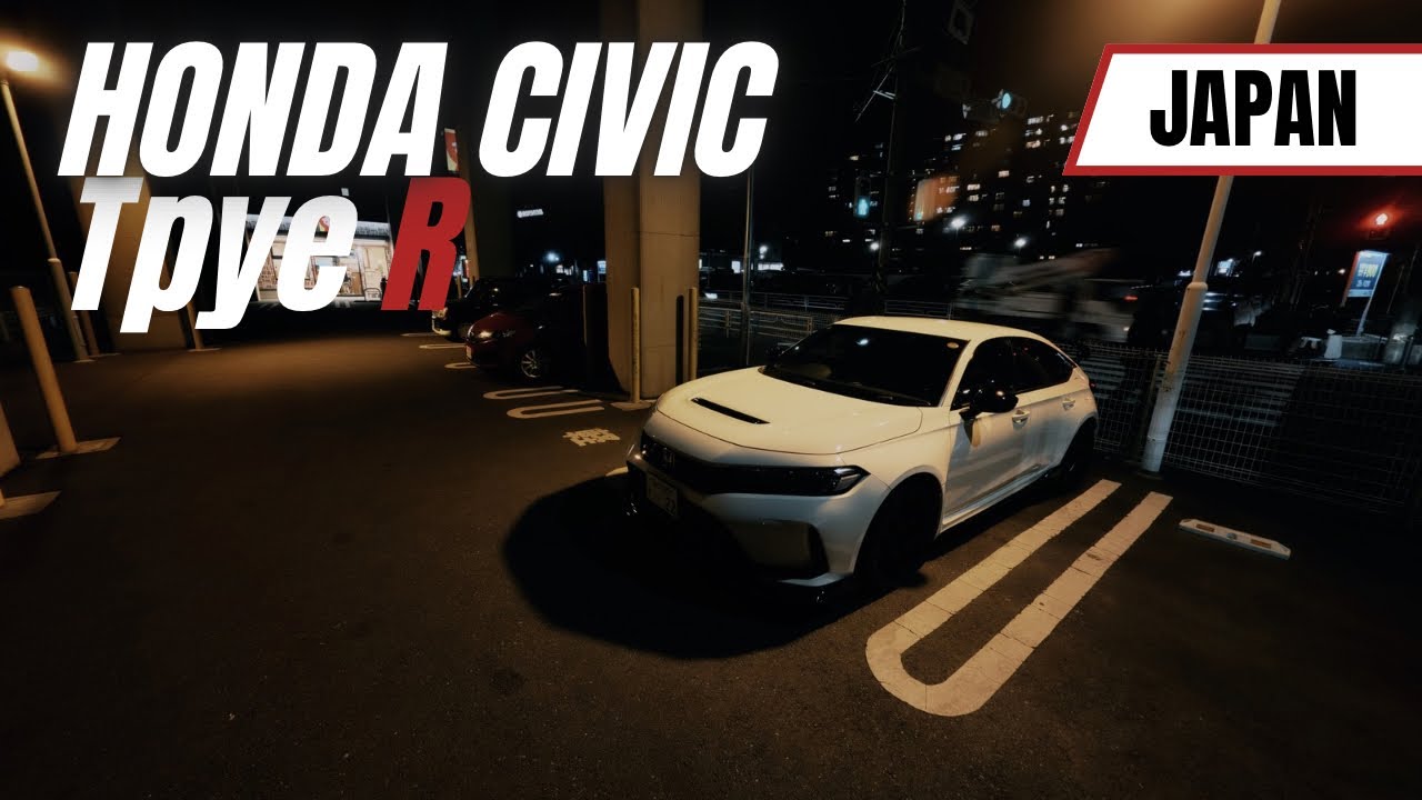 POV Tokyo Night Drive to Sukiya | Honda Civic FL5 VTEC Sound 【4K】