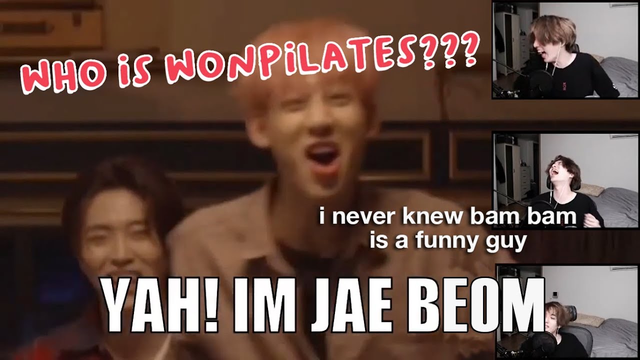 Jae (Day6) reacting to kpop channel Wonpilates (GOT7 video)