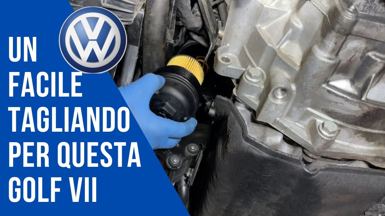 VW Golf VII tagliando manutenzione