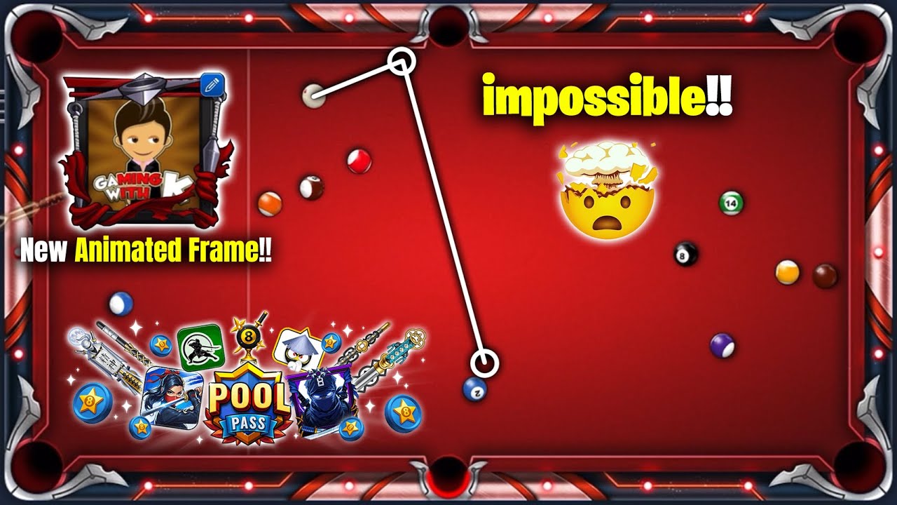 I Spent 10$ for New Animated Avatar Frame! 😱 Path of Ninja Season Maxed 🔥 8 Ball Pool GamingWithK