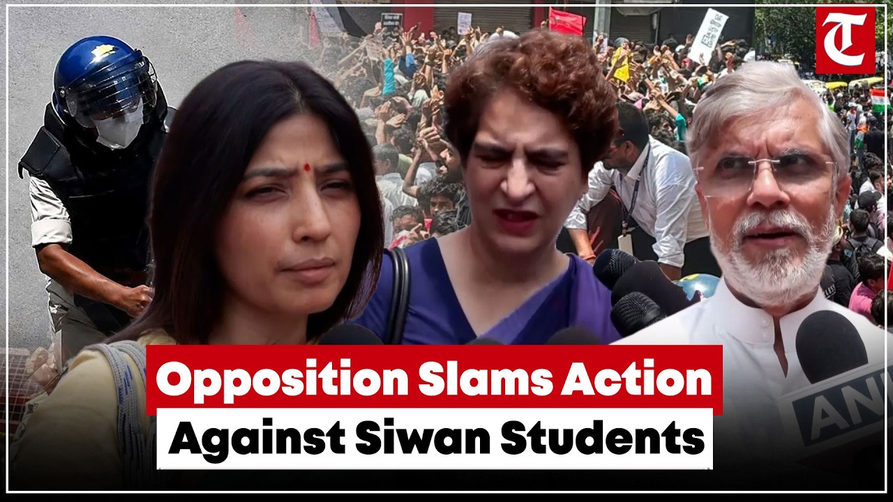 Bihar Protest: Opposition Attacks Govt Over AK-47 Firing, Lathi-Charge on Students in Siwan