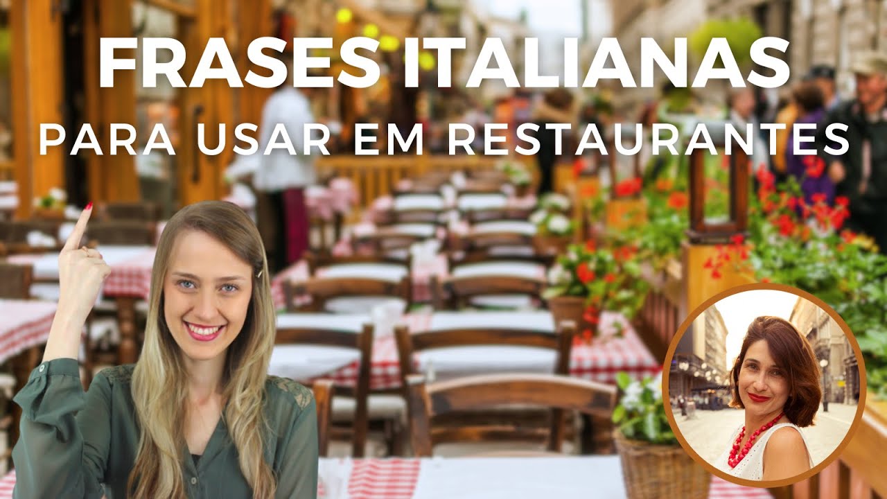 [GRÁTIS] APRENDA ALGUMAS FRASES EM ITALIANO PARA FALAR NO RESTAURANTE! AULA COM A PROF. PRISCILLA
