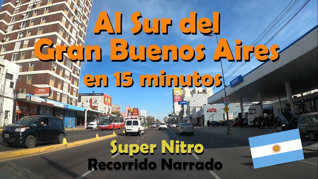 Al sur del Gran Buenos Aires en 15 minutos - Avenida Pavón - Hipólito Yrigoyen, Driving Argentina