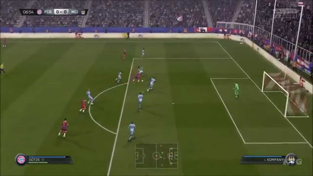 FIFA 15 - FC Bayern Munich vs Manchester City Gameplay (PC HD) [1080p]
