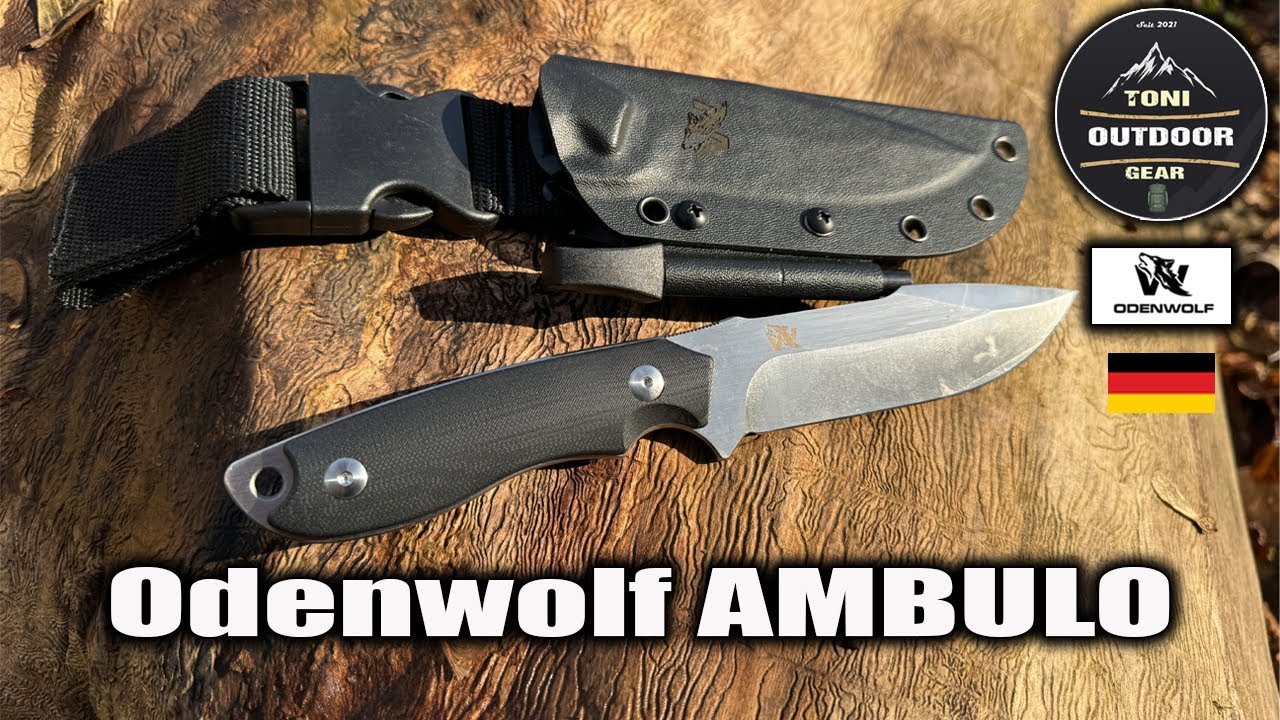 Odenwolf Ambulo Outdoor Messer #knives  #wolfgangs #messer #outdoor #survival #bushcraft