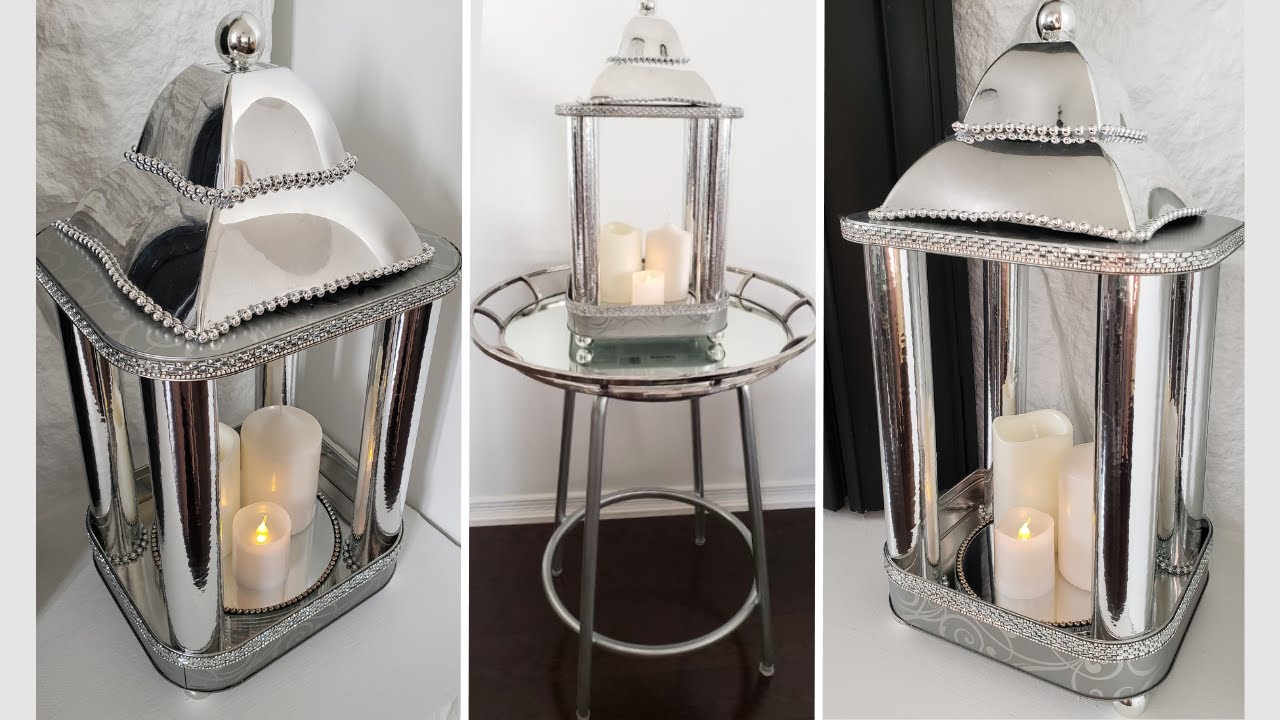 Transform Your Home Decor with a DIY Lantern Made From Re-Purposed Cookie Tin Container!