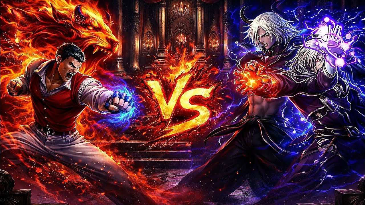 [ KOF Mugen ] Robert-Keyser vs Omega Rugal Y & Igniz-MRV  Epic Fight Full Battle 