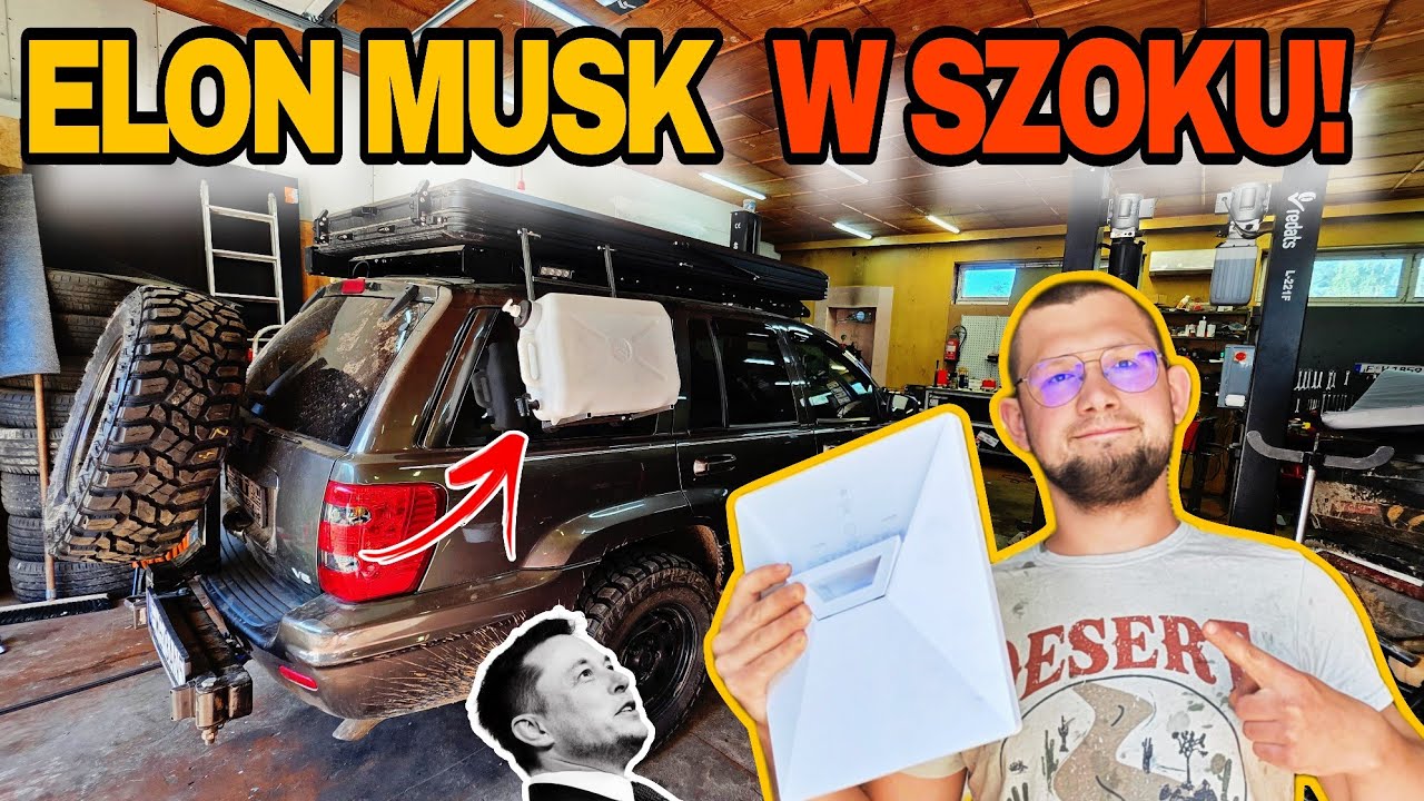 TEGO NAM BRAKOWAŁO! Starlink na pokładzie JEEPA.