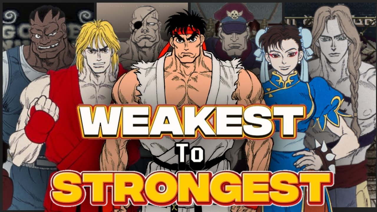 Ranking SF2 Fighters Weakest To Strongest (SF TIERLIST)
